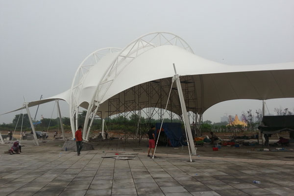 钢材加工与膜材加工：膜结构工程不可或缺的重要组成步骤